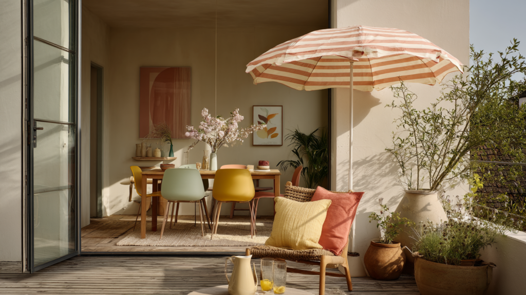 Ferienwohnung Sommer Terrasse
