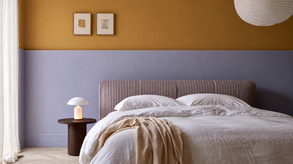 Schlafzimmer Flieder modern