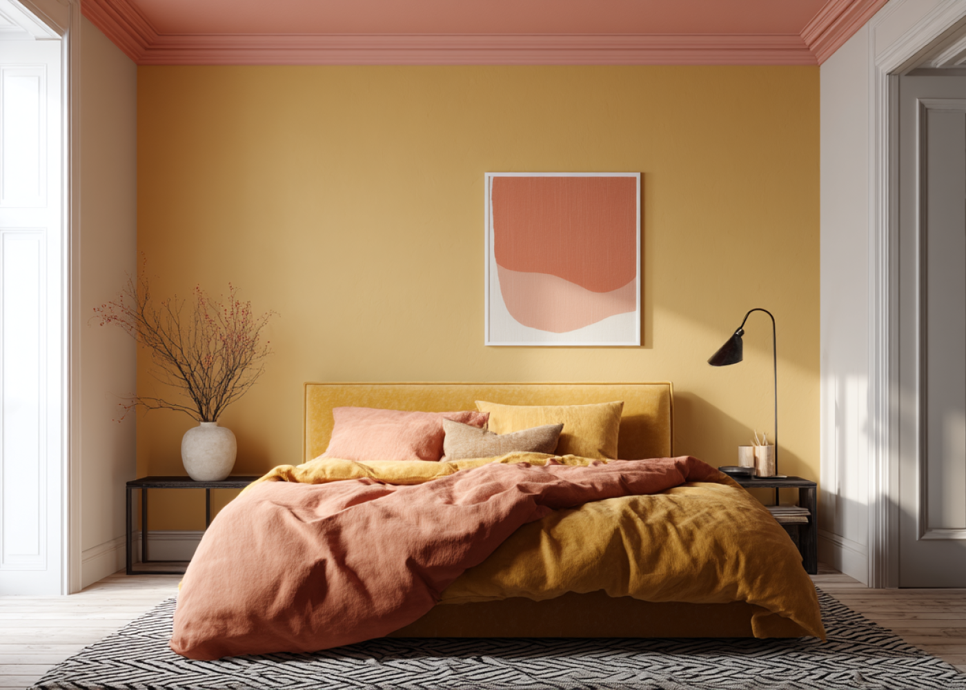 clour blocking in der Ferienwohnung